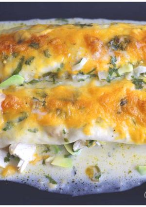 Una foto de Enchiladas de pollo