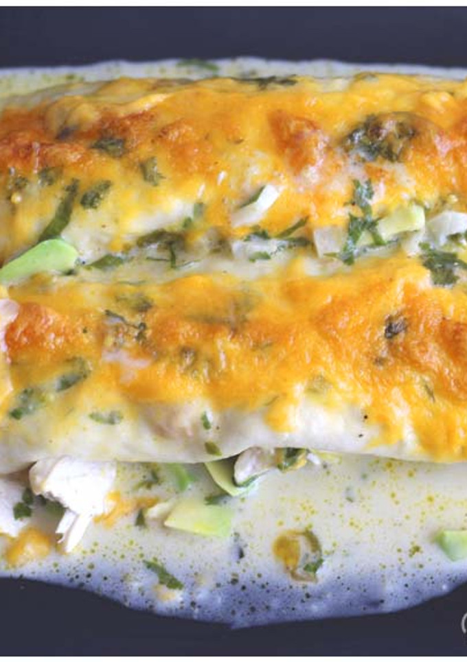 Una foto de Enchiladas de pollo