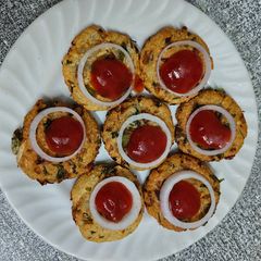 A picture of Paneer cheese tikki.
