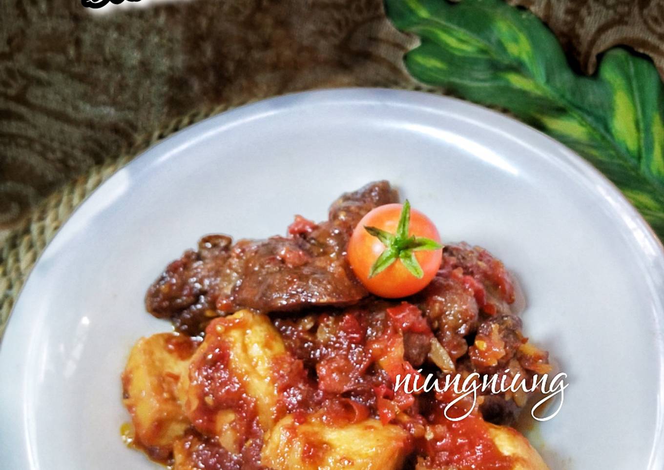 Sambel Tahu dan Ati Ampela