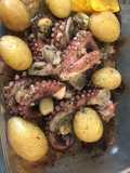 Oktopus im Backofen