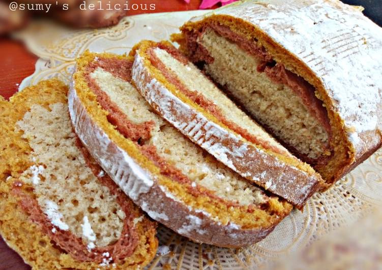 Recipe of Award-winning 3 color bread | This is Recipe So Deilicios You Must Try Now !!