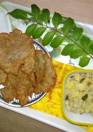 A picture of Sago potato kachori.