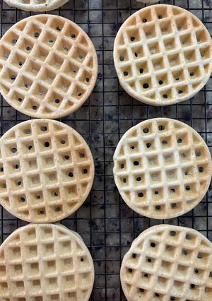 Foto de Waffle caseiro sem gluten e sem lactose (igual o do mercado)