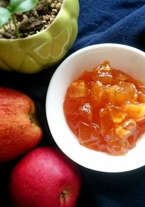 عکسی از دستور مربای سیب