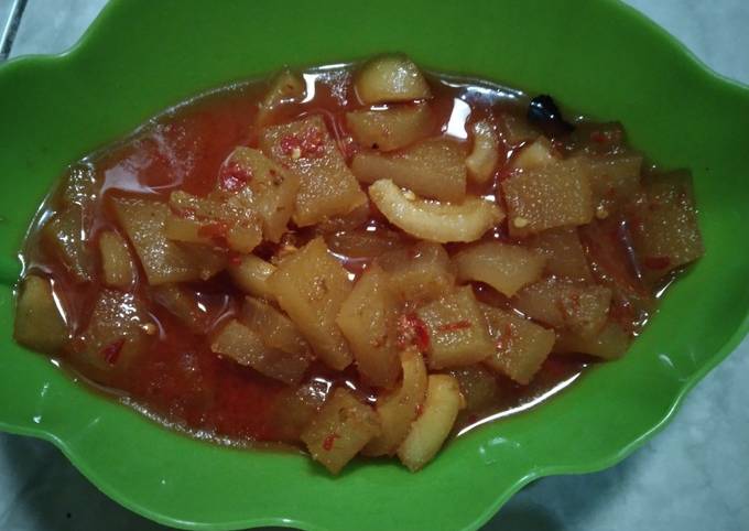 Cara Gampang Menyiapkan 09. Kikil bumbu pedas enak murah Anti Gagal