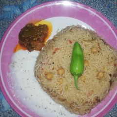 A picture of ChanaPulao.