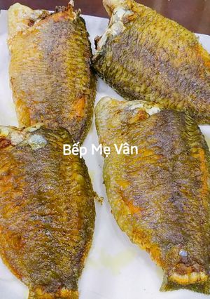 Hình của món Cá rô chiên giòn.