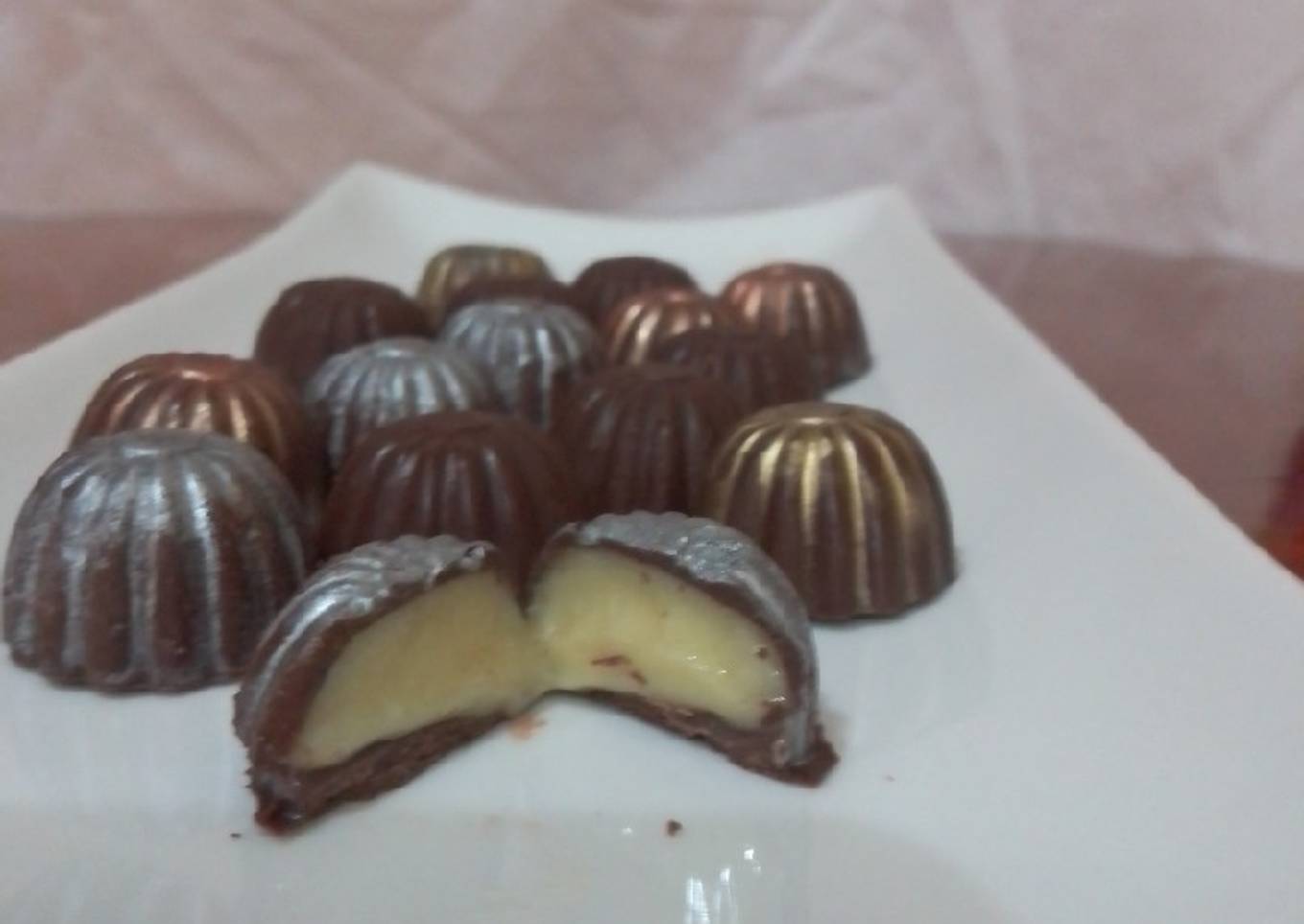 Bombones rellenos de limón