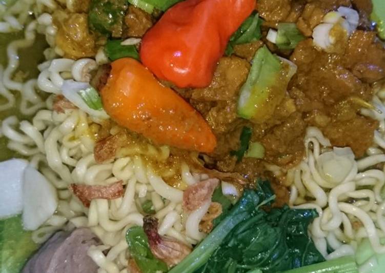 Resep Mie ayam manis Anti Gagal