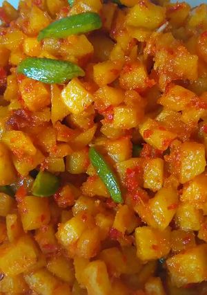 Foto resep Sambal goreng kentang pete