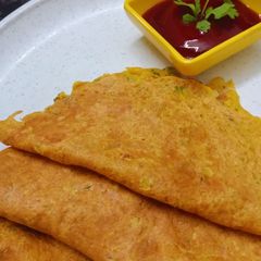 A picture of Oats dosa.