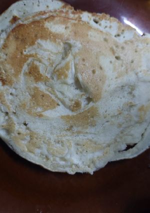 Una foto de Hotcakes sin huevo en licuadora
