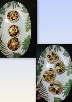 A picture of Quick pizza bites.