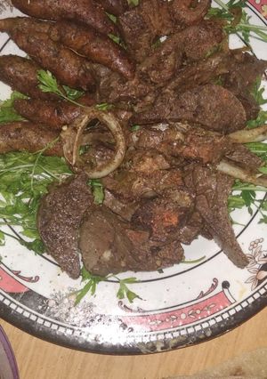 صورة لوصفة فشه وطحال وممبار متحمر بالثوم