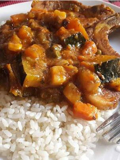 Una foto de Arroz con coco