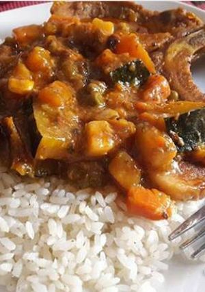 Una foto de Arroz con coco