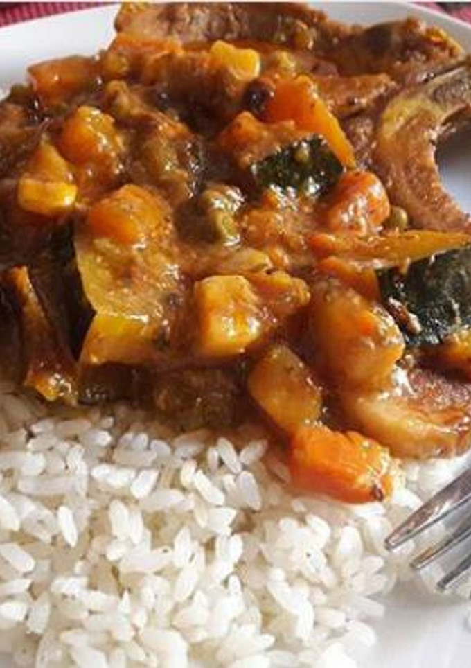 Una foto de Arroz con coco