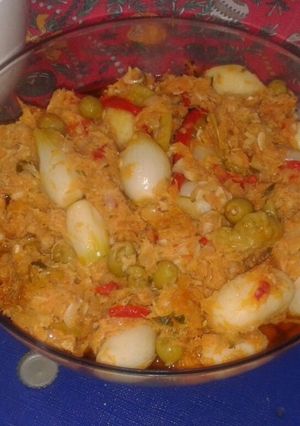 Una foto de Bacalao a la antigua