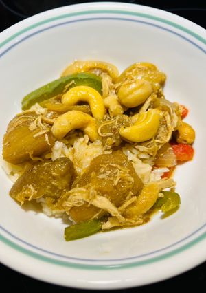 A picture of Eggplant with Cashews.