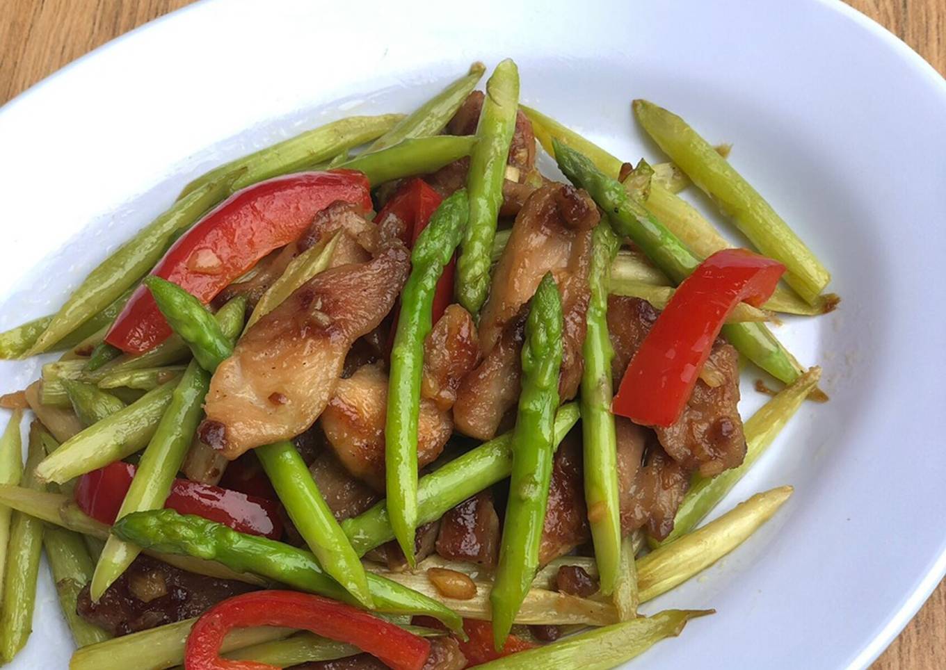 Asparagus Tumis Ayam