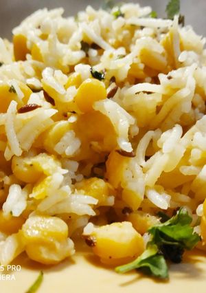 A picture of Chana Dal Pulao.
