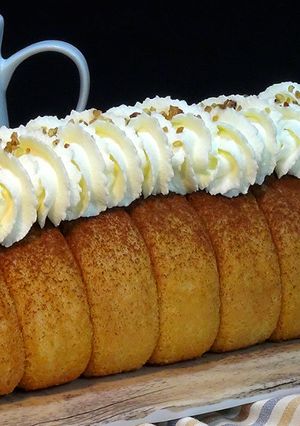 Una foto de Brazo de gitano o pionono sin horno