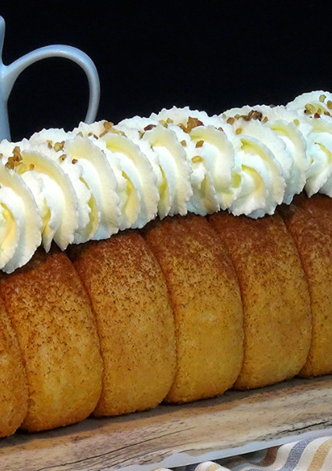 Una foto de Brazo de gitano o pionono sin horno