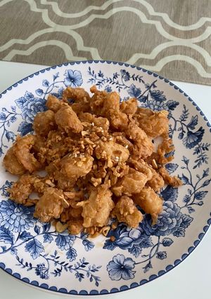 Foto resep Udang goreng tepung lada garam
