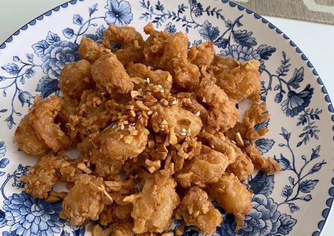 Udang goreng tepung lada garam