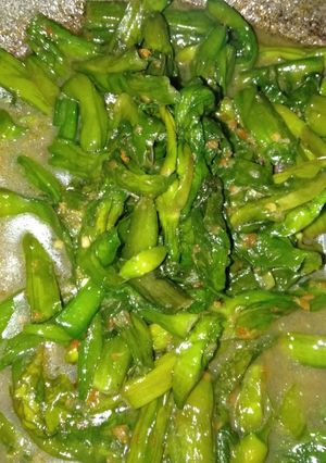 Foto resep Tumis genjer terasi mantul