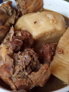 A picture of Smoked Chicken and Yam pepper soup #XmasFood #OneRecipeOneTree.