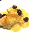 Baccalà all'arancia con olive nere