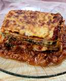 🇮🇹🤌🏼 Lasaña tricolor - Acelga + ricotta, jamón + queso, bolognesa 🤌🏼🇮🇹 #Singluten