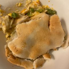 A picture of Chicken pot pie - Ninja foodie.