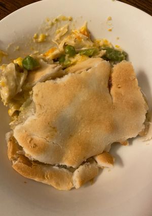 A picture of Chicken pot pie - Ninja foodie.