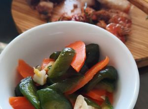 Hình của món Dưa chuột ngâm mắm.