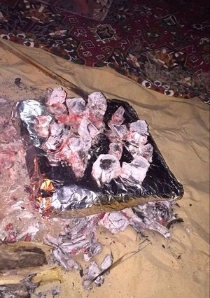 صورة لوصفة مدفون لحم بالقصدير