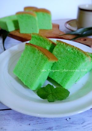 Foto resep Ogura Cake Pandan
