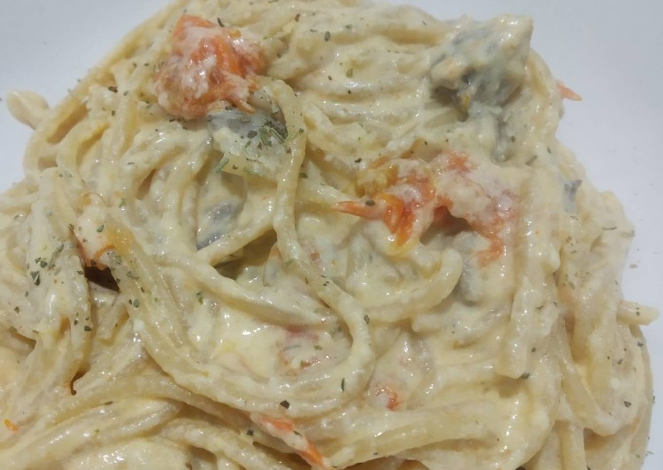 Salsa de champiñones y cherry a mi manera