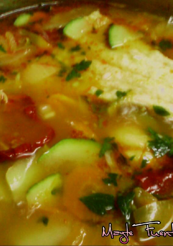 Una foto de Patatas con arroz y bacalao
