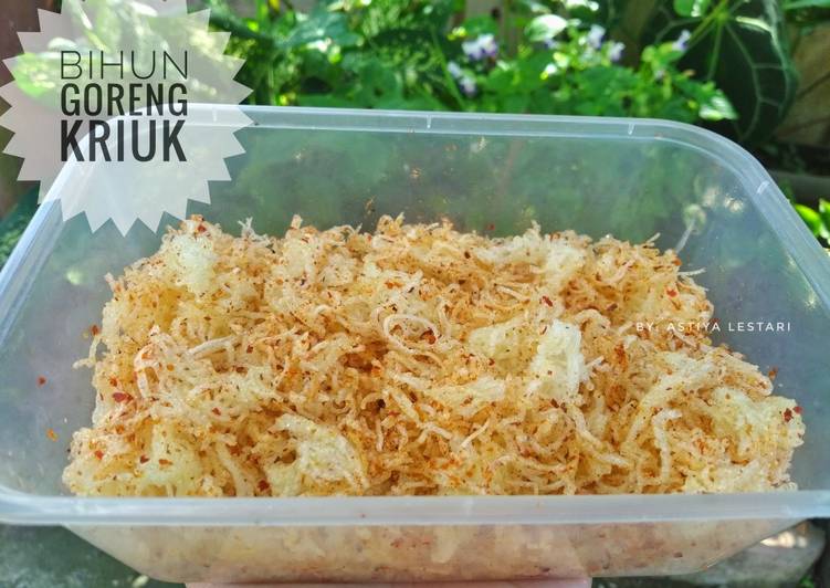 Resep Bihun Goreng Kriuk, Lezat