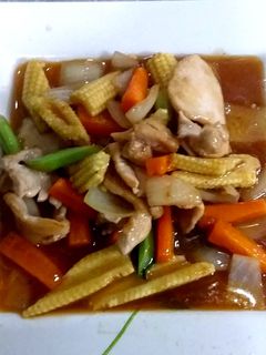 รูปของ ไก่ผัดยอดข้าวโพด