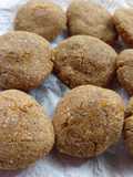 Garbansitas - Masitas de harina de garbanzo al curry y naranja