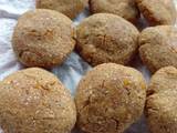 Garbansitas - Masitas de harina de garbanzo al curry y naranja