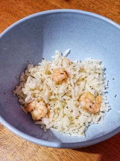 Foto resep Day. 262 Dinner: Nasi Goreng Udang (14 month+)