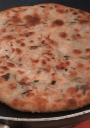 A picture of Onion chapati.
