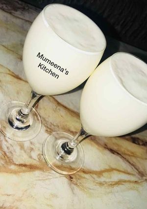 A picture of Coconut milkshake recipe by mumeena's Kitchen.