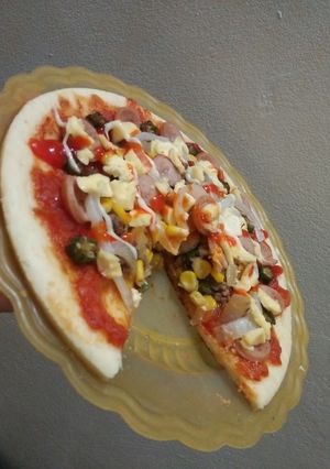 Hình của món Làm pizza tại nhà.