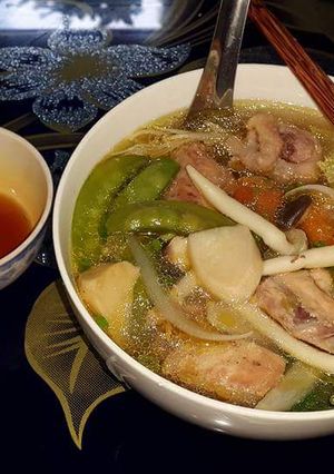 Hình của món SP.0007 - Miến Gà Nấu Nấm.